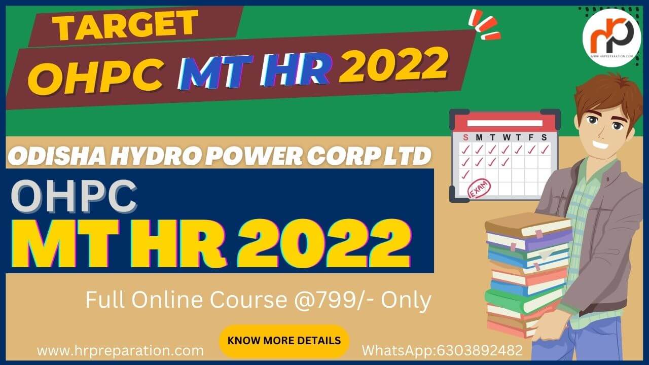 OHPC MT HR 2022 Online Crash Course Details