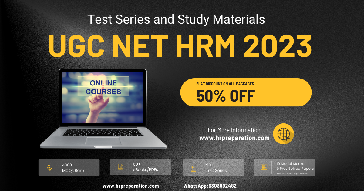 UGC NET HRM 2023 Dec-Online Crash Course