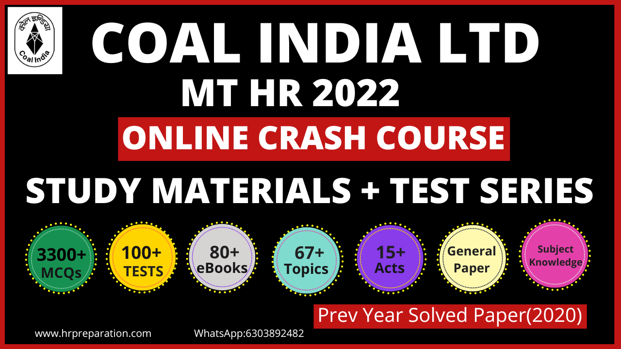 Online Course for CIL Personnel and HR exam